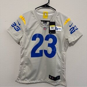 Nike Los Angeles Rams  #23 Akers Women's On Field Jersey Size Small